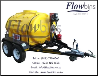 NEW 500lt to 2500Lt Horizontal Diesel Bowser Trailers from R27290.00 Excluding VAT