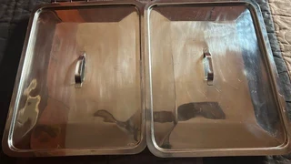 Stainless steel dishes (x2) &#64; R250 each