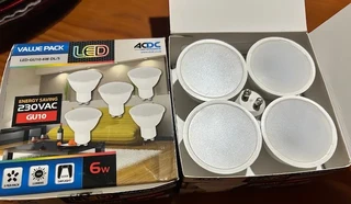 ACDC 230VAC 6W GU10 Daylight Down Light - 5 Pack &#64; R80