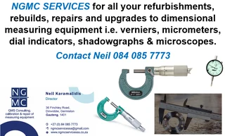 Dimensional measuring equipment: refurbishments, rebuilds, repairs & upgrades