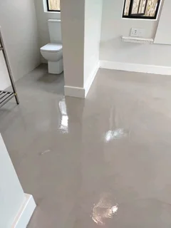 Colour screed floors with marble finish &#64;R399