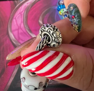 Original Rare &amp; limited Trollbeads Bracelet - Silver and Glass beads