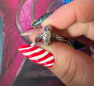 Original Rare &amp; limited Trollbeads Bracelet - Silver and Glass beads