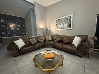 Coricraft leather couch