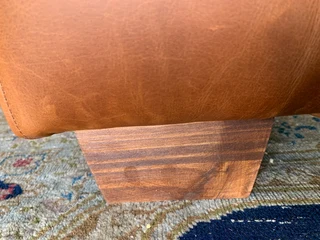 Immaculate (2.4m x 2m) genuine leather MARCONI STYLE corner unit (WITH DURABLE TOP STITCH DETAILING)