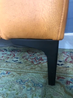 Brand new (2.3m x 1.6m) full grain gameskin genuine leather daybed couch. (A MODERN SLIMLINE DESIGN)