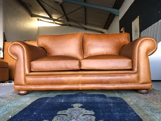 Magnificent 4 piece GATES TO AFRICA DESIGN full grain  genuine leather lounge suite. BRAND NEW.
