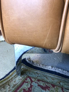 NEWLY MANUFACTURED 2pc gameskin genuine leather lounge suite.(2 x 2m TWO SEATER SOFAS) Brand new