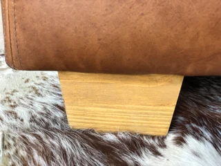 Stunning 1.8m Two seater gameskin genuine leather couch. (A  MODERN CASA DESIGN) Brand new condition