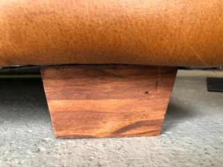 (ON PROMOTION) Large 2.5m gameskin genuine leather MARCONI STYLE three seater couch, Brand new.