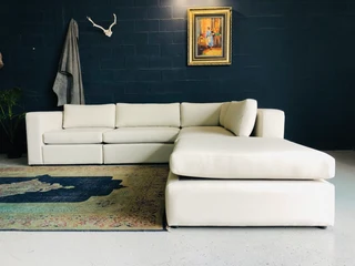 Brand New & Massive (3m X 3m) High Quality Durable Woven Fabric Casa Design L-shape Modular Unit