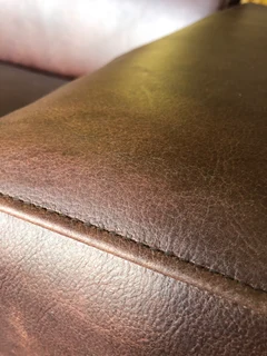 (ON PROMOTION) Magnificent 2pc genuine leather MARCONI STYLE lounge suite (2 x 2.1m Three seaters)