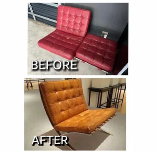 (ARTMORE GENUINE LEATHER FURNISHES) Quality and professional full Reupholstery workmenship.