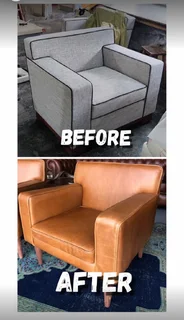 (ARTMORE GENUINE LEATHER FURNISHES) Quality and professional full Reupholstery workmenship.