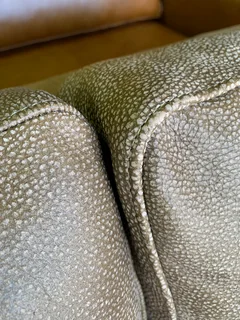 Brand new 2.6m FULL EXOTIC GRAIN  genuine leather Casa design  three  seater sofa. (ZAMBEZI TAUPE)