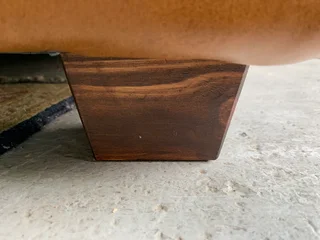 (ON PROMOTION) Extremely large (3m x 3m) KARIBA STYLE genuine leather L-shape corner lounge suite.