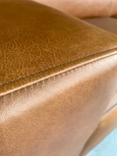 (ON PROMOTION) Brand new &amp; large 2.5m full grain genuine leather URBAN STYLE three seater sofa.