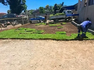 Delivery and installation off New. Lm Berea grass weed free