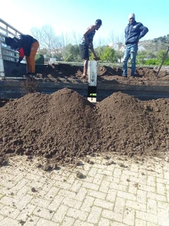 How have nice lawn dressing and top soil weed free