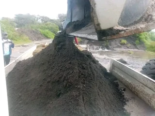 Roll on lawn Kikuyu grass and compost weed free