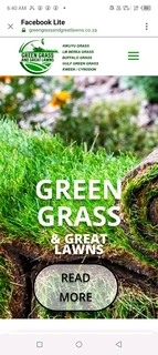 Roll on lawn Kikuyu grass