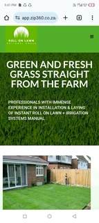 Roll on lawn Lm Berea grass