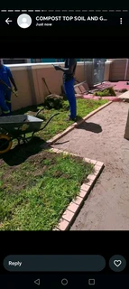 Delivery and installation off national grass