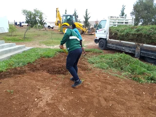 Roll on lawn Kikuyu grass