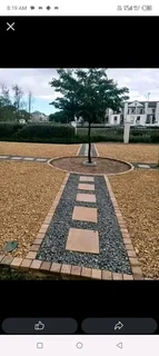 Installation or drop off garden stones