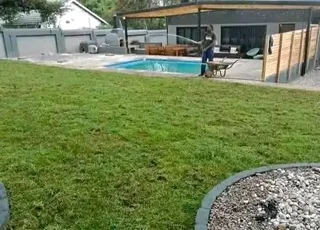 We do supply and installa call type of roll on lawn grass