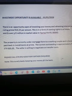 Sale of property rights