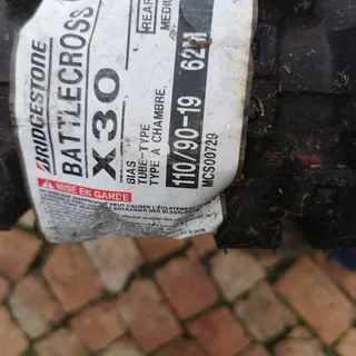 Motorcycle off road tyre Bridgestone brand new