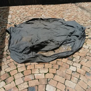 Canvas for hilux cattle rail