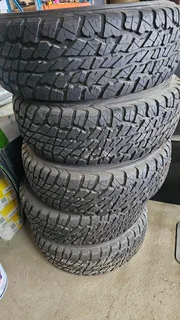 Landcruiser rims and tyres x 5 brand new,cash on collection, no scammers!