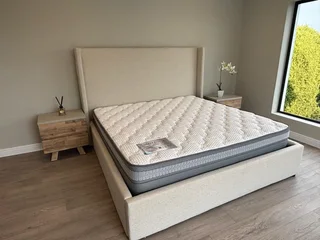 Bethany bed headboard and bedframe.