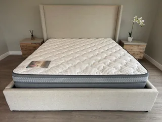 Bethany bed headboard and bedframe.