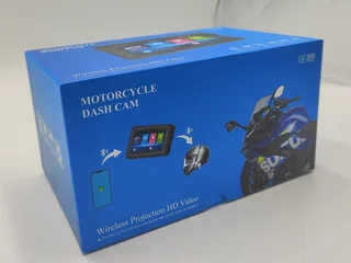 Motorcycle Front and Rear Dashcam Recording, Navigation and Tyre Pressure Monitoring System