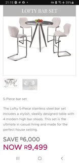 5-Piece Bar Set
