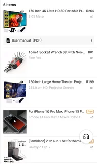 2*projector Screens, Phone Covers &amp; Screen Protectors