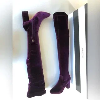 Zara Exclusive Thigh High Stretch boots