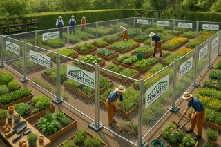 Secure Your Landscaping Projects with Fence Tech’s Temporary Fencing Solutions!