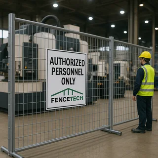 Robust Temporary Fencing for Industrial Sites &amp; Machinery Protection