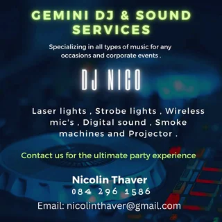 Gemini Dj And Sound Service&#39;s Durban