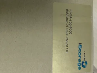 iStorage DataShur 1TB external HDD &#43;PIN-locked &amp; encrypted