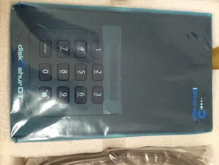 iStorage DataShur 1TB external HDD +PIN-locked & encrypted