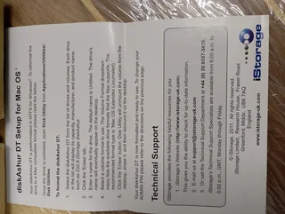 iStorage DataShur 1TB external HDD &#43;PIN-locked &amp; encrypted