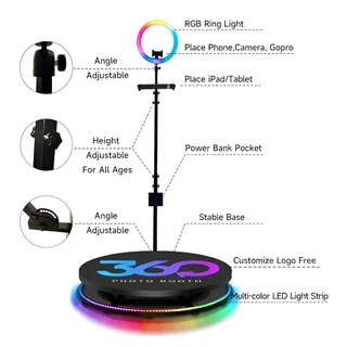 360 Photobooth 80cm for Sale Still new