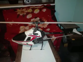 Remote petrol helicopter