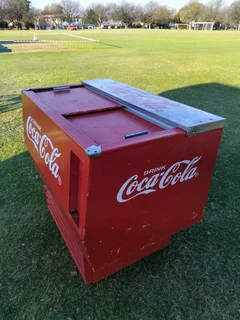 Vintage coca cola fridge not tested