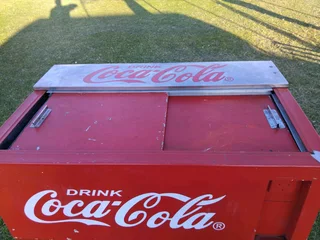Vintage coca cola fridge not tested